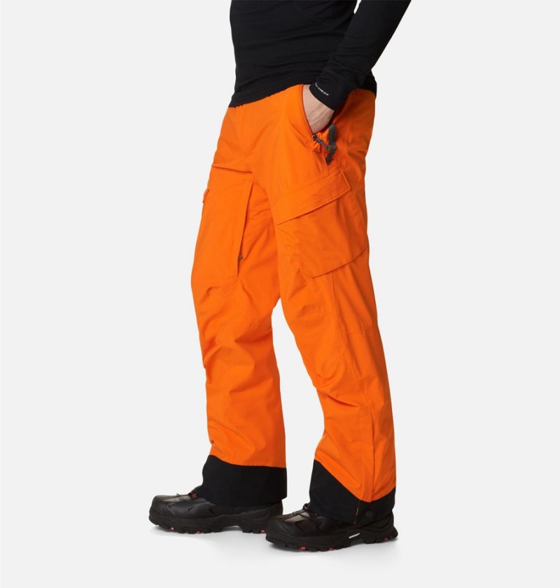 Orange Men's Columbia Powder Stash Ski Pants | QESDV-5924