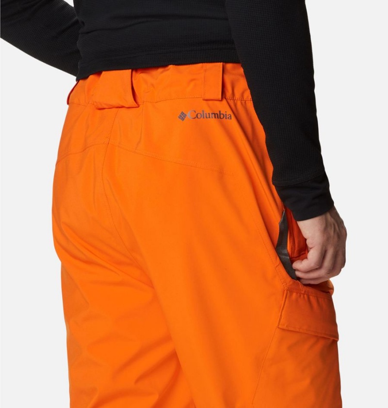 Orange Men's Columbia Powder Stash Ski Pants | QESDV-5924