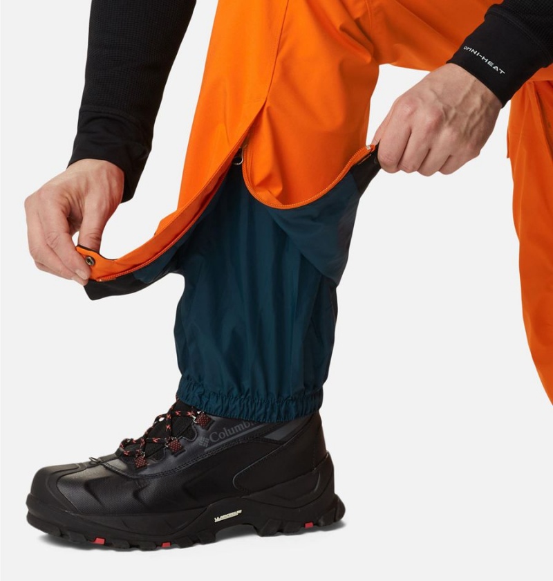 Orange Men's Columbia Powder Stash Ski Pants | QESDV-5924