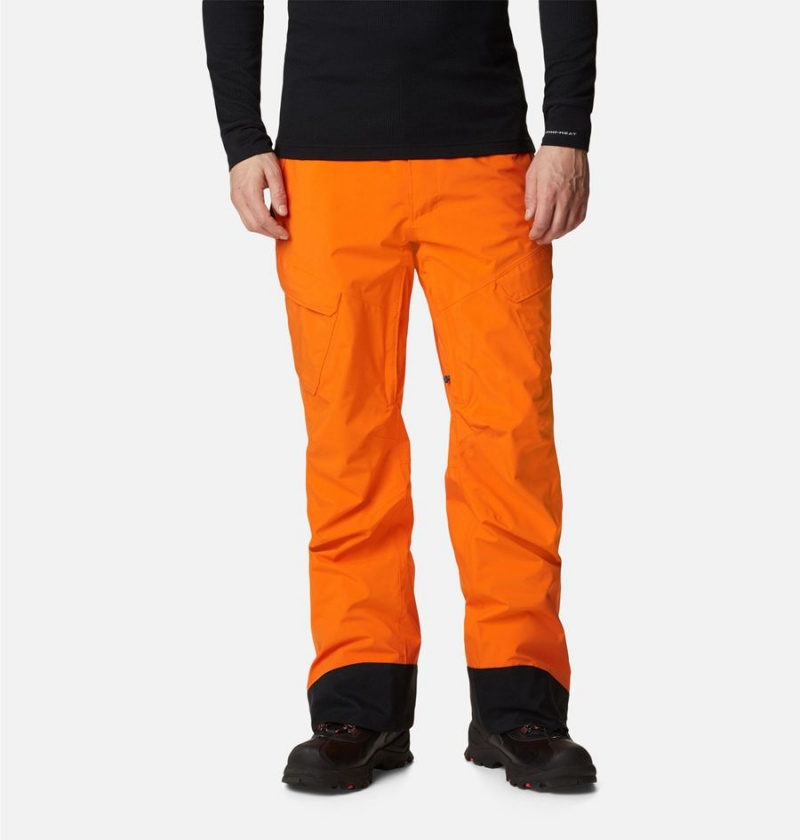 Orange Men\'s Columbia Powder Stash Ski Pants | QESDV-5924