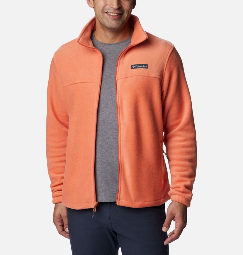 Orange Men's Columbia Steens Mountain 2.0 Full Zip Fleece Jacket | HSKRJ-4219