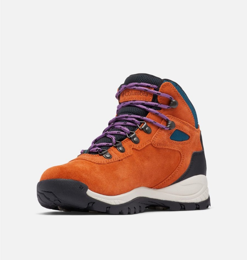 Orange Women's Columbia Newton Ridge Plus Waterproof Amped Boot Hiking Shoes | VNMSW-2613