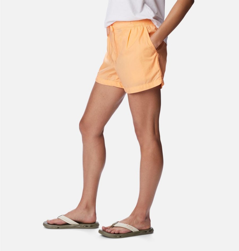 Orange Women's Columbia Norgate Shorts | OXSFV-8723