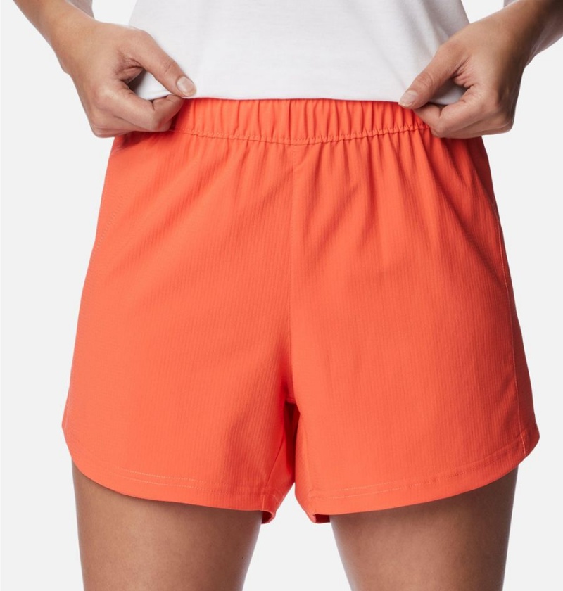 Orange Women's Columbia PFG Tamiami Pull-On Shorts | DLVRK-9508