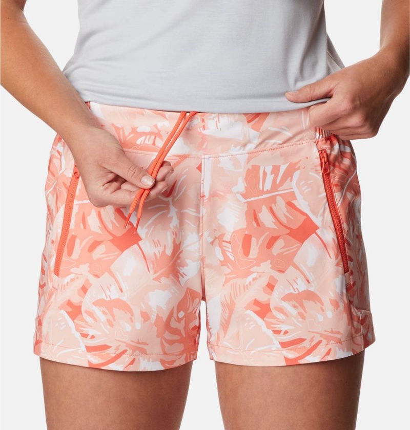 Orange Women's Columbia PFG Tidal II Shorts | GVDCB-0927