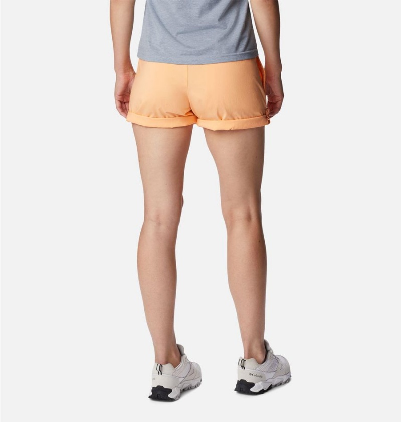 Orange Women's Columbia Silver Ridge Utility Shorts | GQPHE-9067