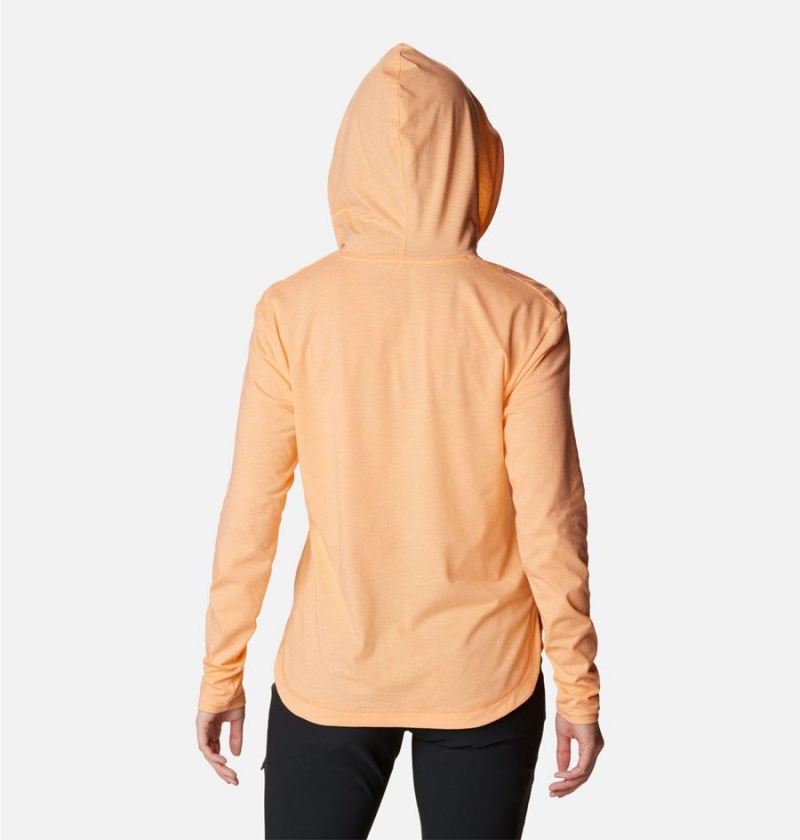 Orange Women's Columbia Sun Trek Pullover Hoodie | VMEYZ-8273