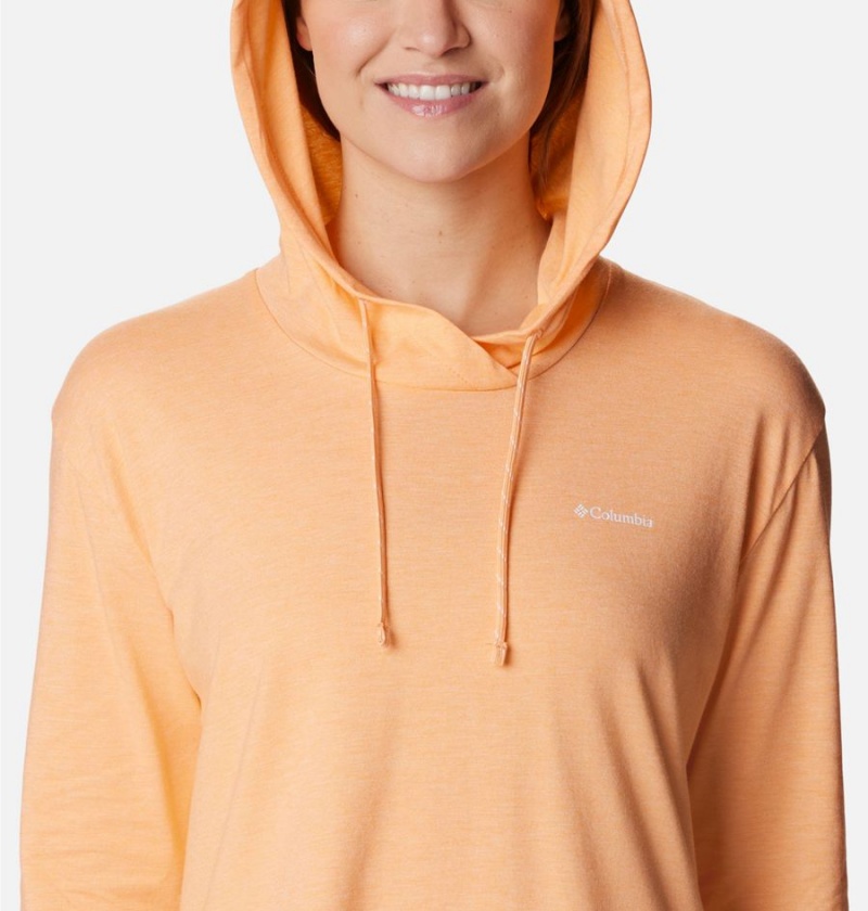 Orange Women's Columbia Sun Trek Pullover Hoodie | VMEYZ-8273