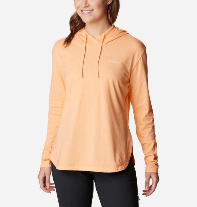 Orange Women\'s Columbia Sun Trek Pullover Hoodie | VMEYZ-8273