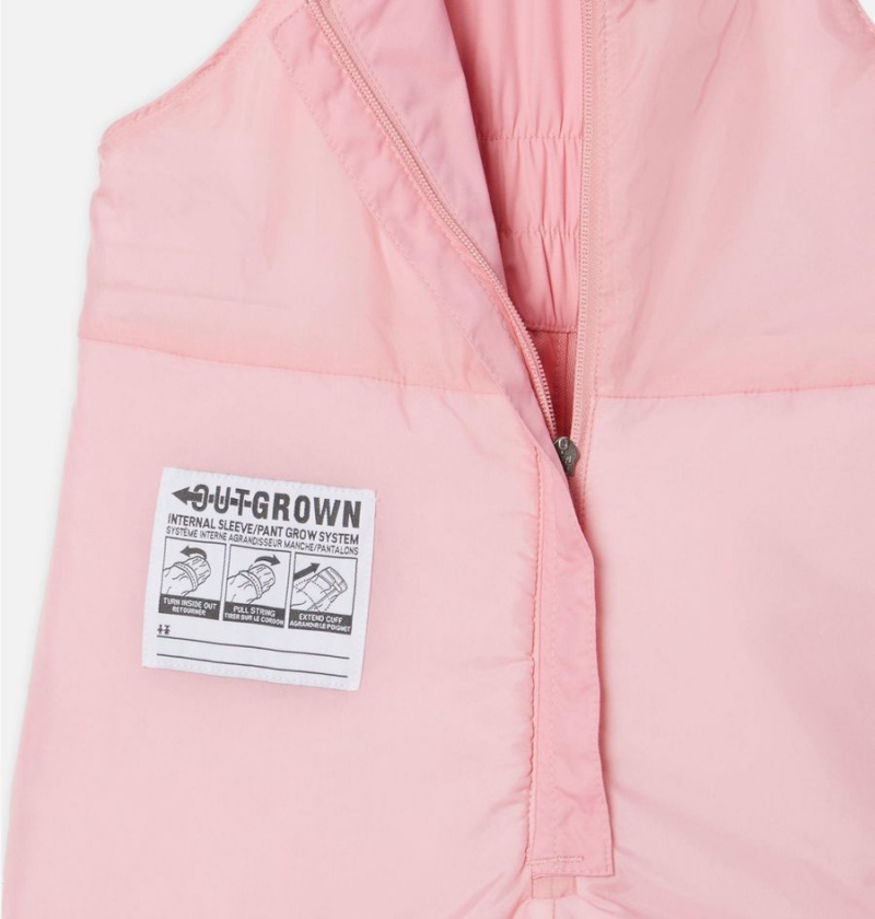 Pink Kids' Columbia Adventure Ride Insulated Ski Bib Pants | XNUBP-5986