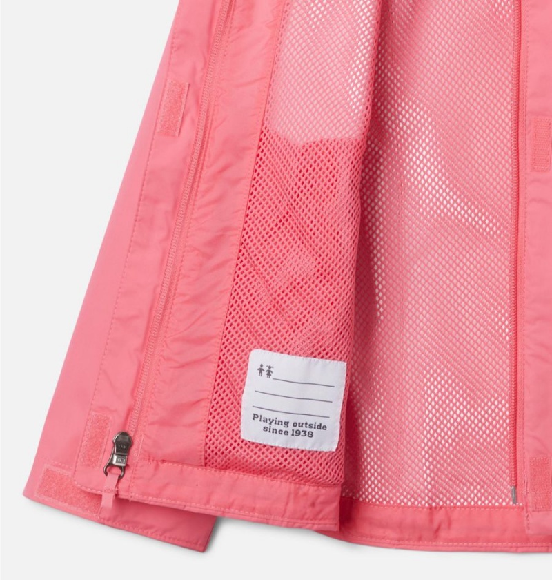 Pink Kids' Columbia Arcadia Rain Jacket | NQDSO-8507