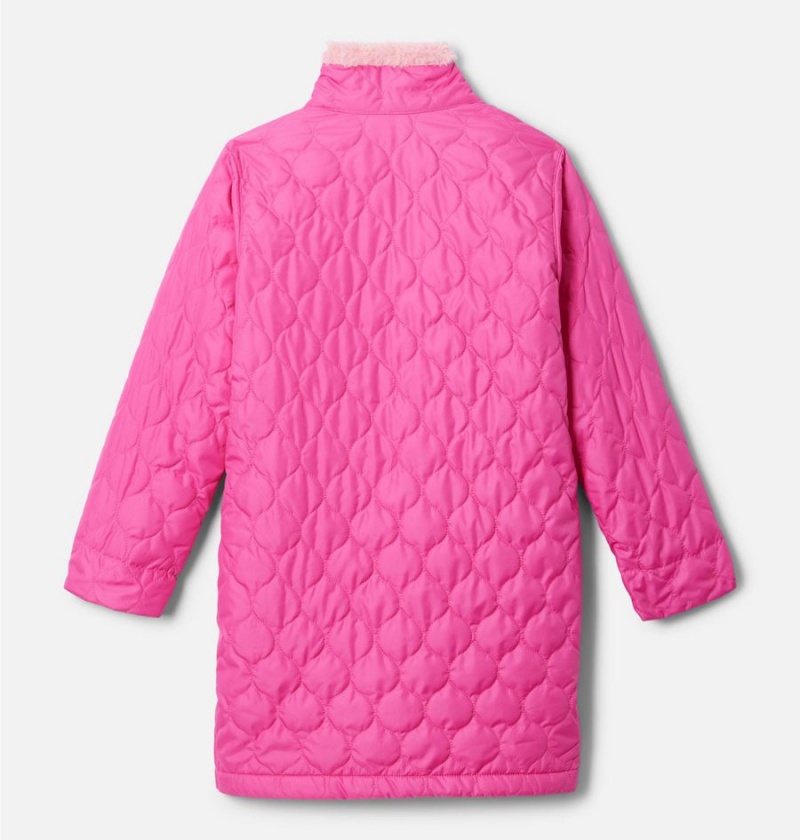 Pink Kids' Columbia Bella Plush Novelty Jacket | YICHD-4630