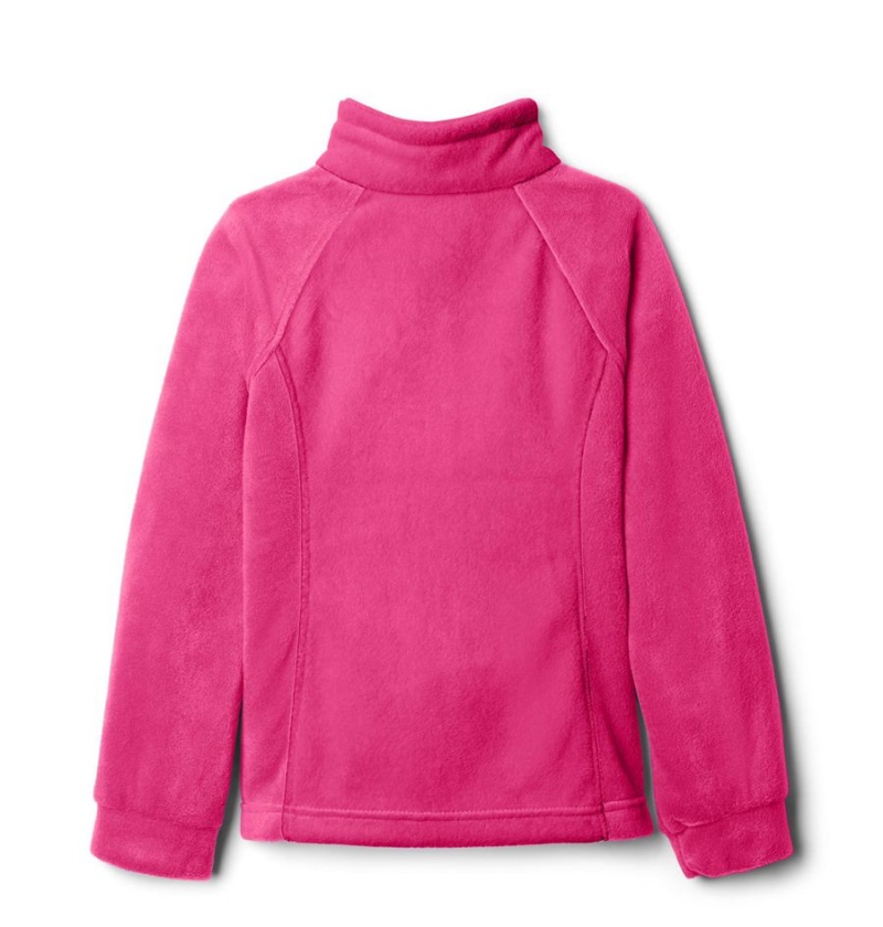 Pink Kids' Columbia Benton Springs Fleece Jacket | SNHVC-7284