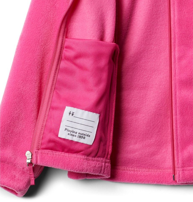 Pink Kids' Columbia Benton Springs Fleece Jacket | SNHVC-7284