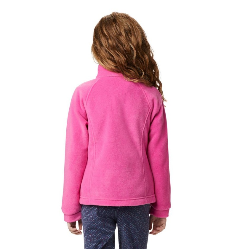 Pink Kids' Columbia Benton Springs Fleece Jacket | SNHVC-7284