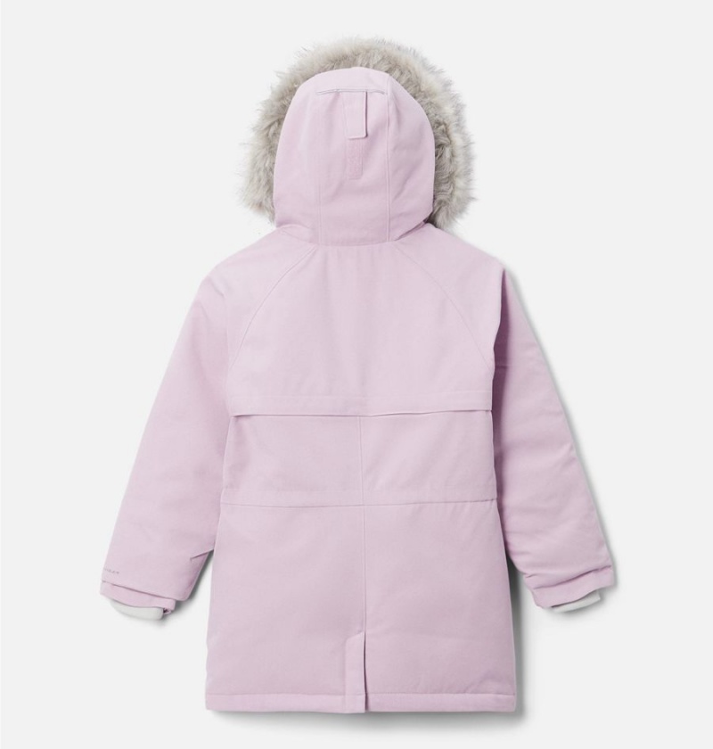 Pink Kids' Columbia Boundary Bay Down Parka Jacket | VXIYH-2390