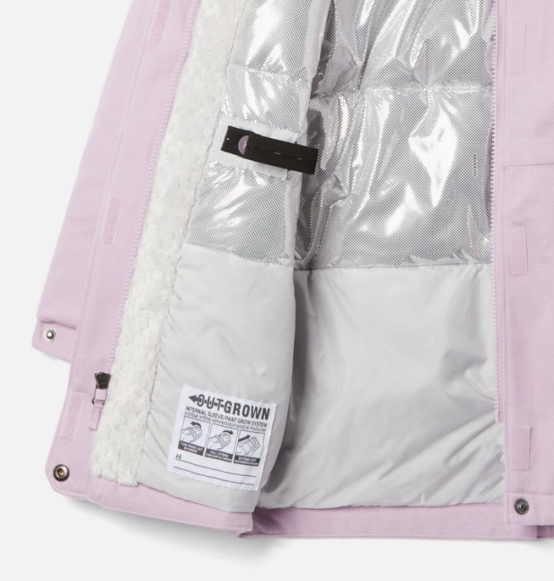 Pink Kids' Columbia Boundary Bay Down Parka Jacket | VXIYH-2390