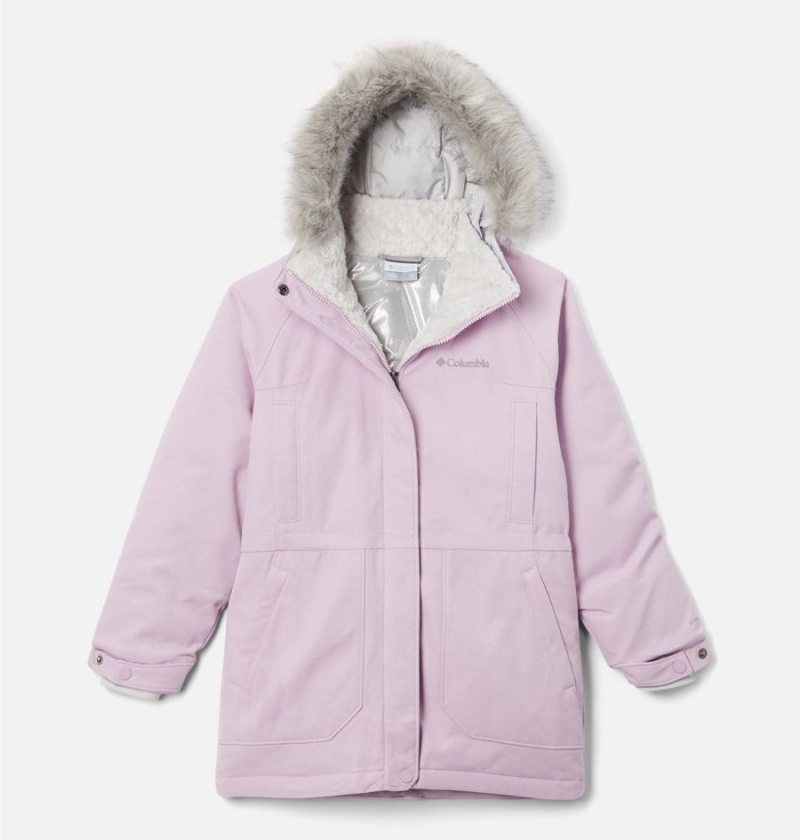 Pink Kids\' Columbia Boundary Bay Down Parka Jacket | VXIYH-2390