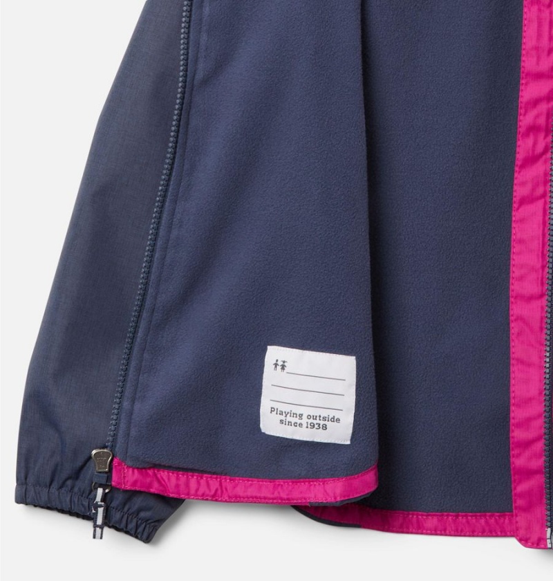 Pink Kids' Columbia Endless Explorer Jacket | QVYOC-4215