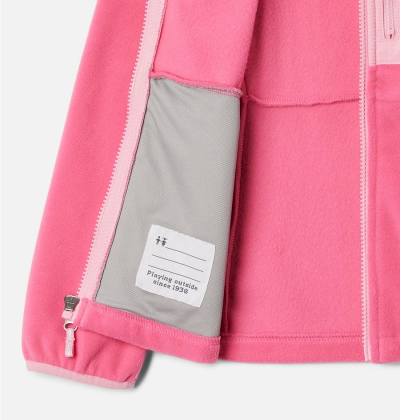 Pink Kids' Columbia Fast Trek III Full Zip Fleece | QLRJE-1469