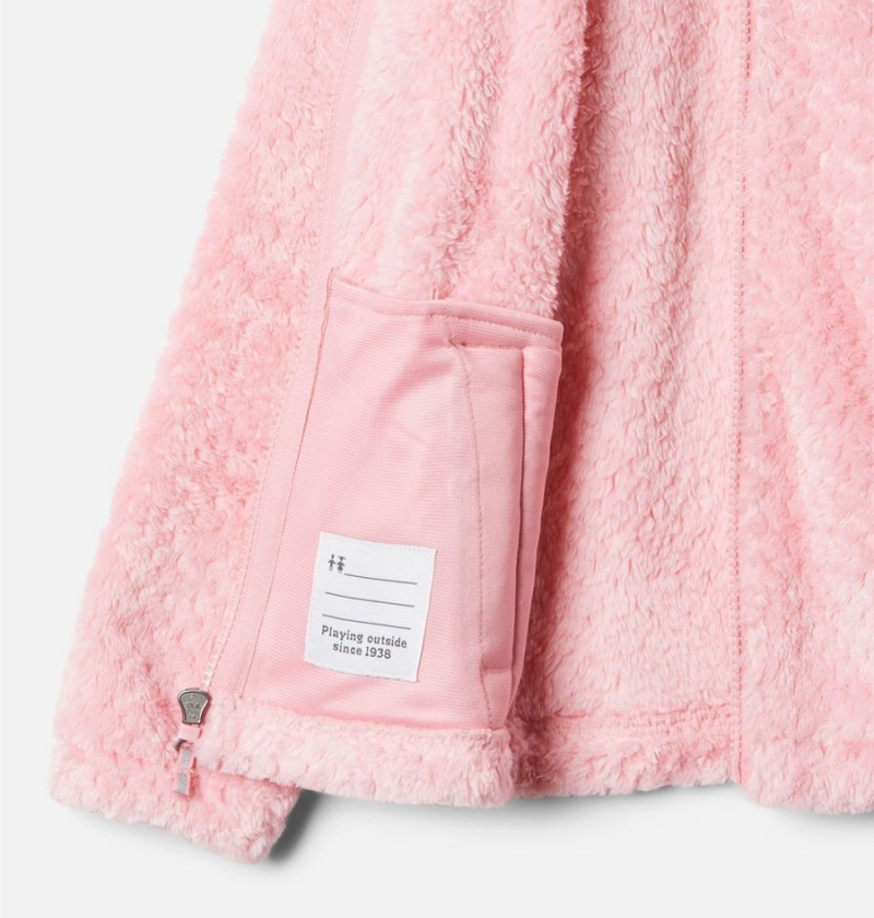 Pink Kids' Columbia Fire Side Sherpa Jacket | KYCVJ-7028