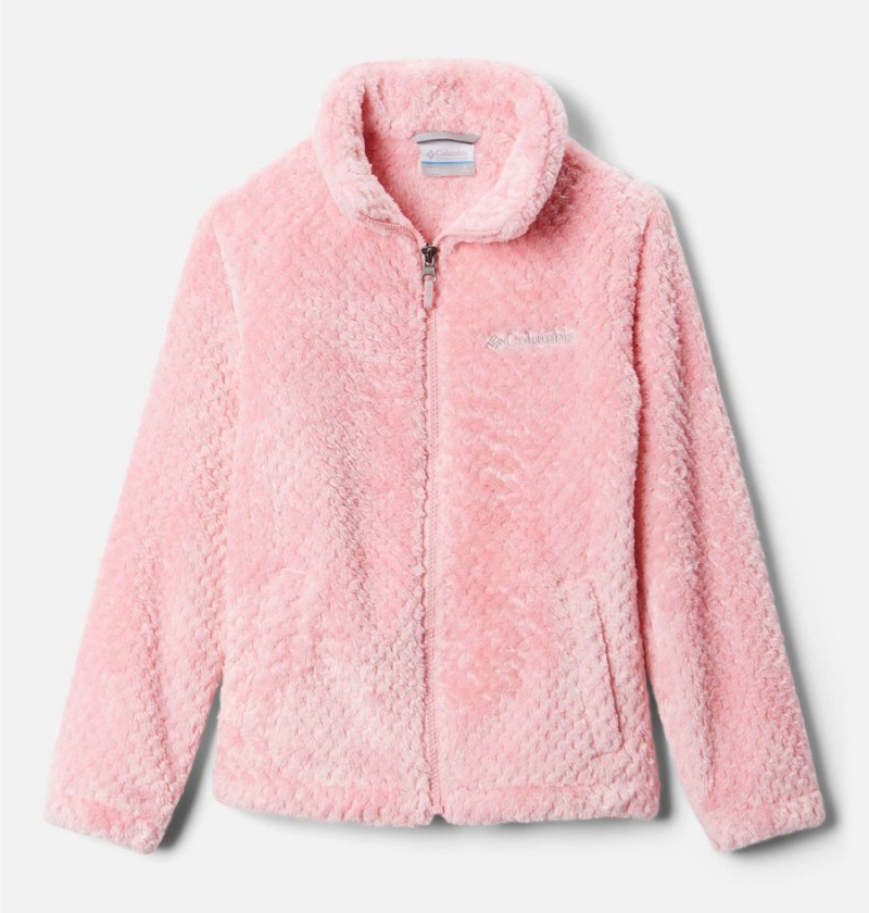 Pink Kids\' Columbia Fire Side Sherpa Jacket | KYCVJ-7028