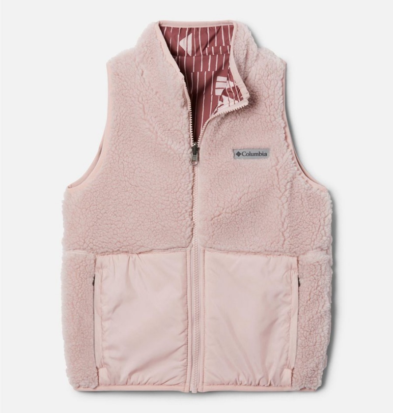 Pink Kids\' Columbia Hakatai Reversible Vest | SIAHM-2853