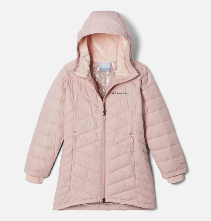 Pink Kids\' Columbia Heavenly Long Jacket | ZPAIF-2908