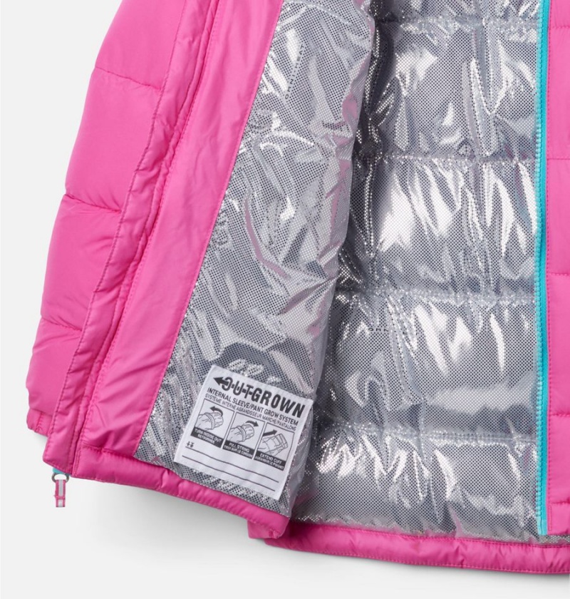 Pink Kids' Columbia Pike Lake II Hooded Jacket | JZEXC-2643