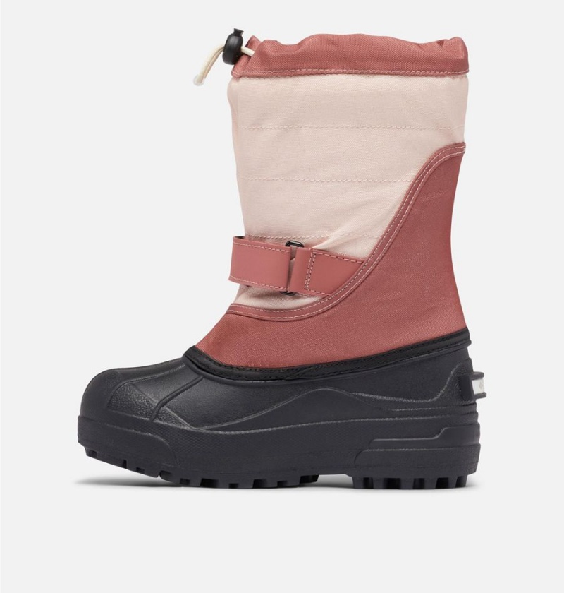 Pink Kids' Columbia Powderbug Plus II Snow Boots | OQLIB-3685