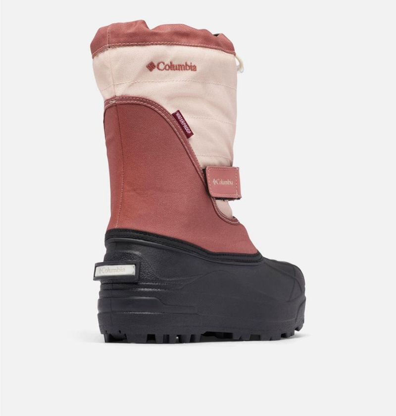 Pink Kids' Columbia Powderbug Plus II Snow Boots | OQLIB-3685