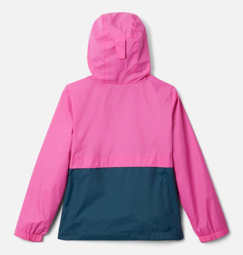 Pink Kids' Columbia Rain-Zilla Jacket | QSGMR-1276