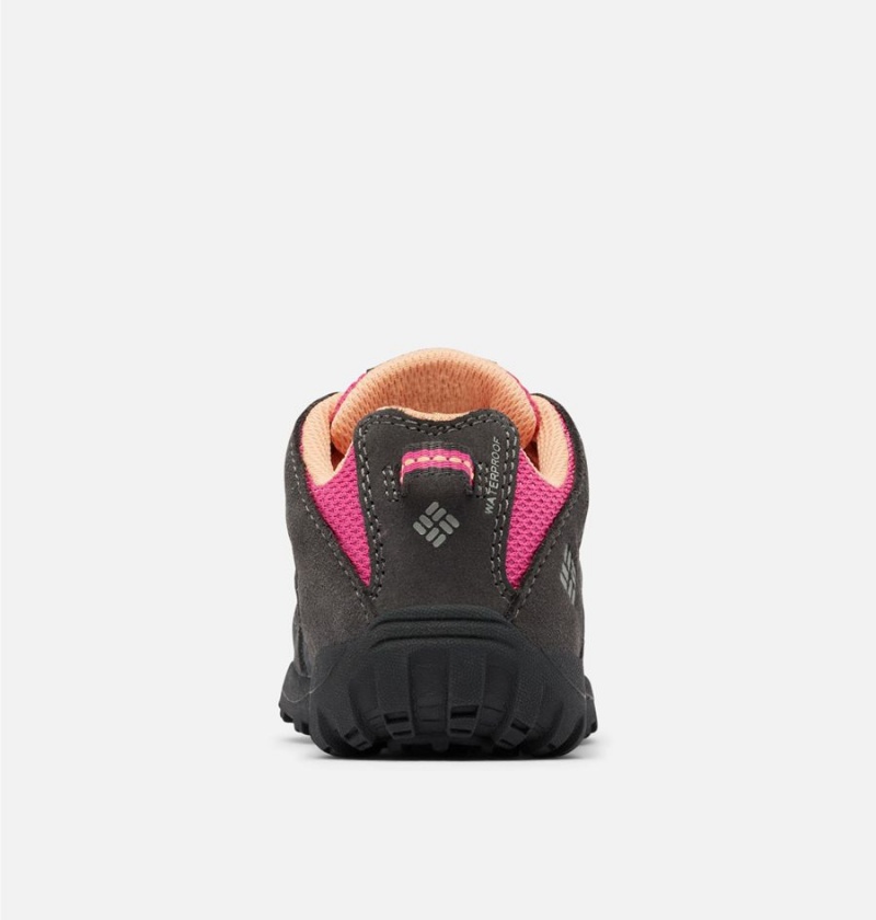 Pink Kids' Columbia Redmond Waterproof Sneakers | HQLIC-3806