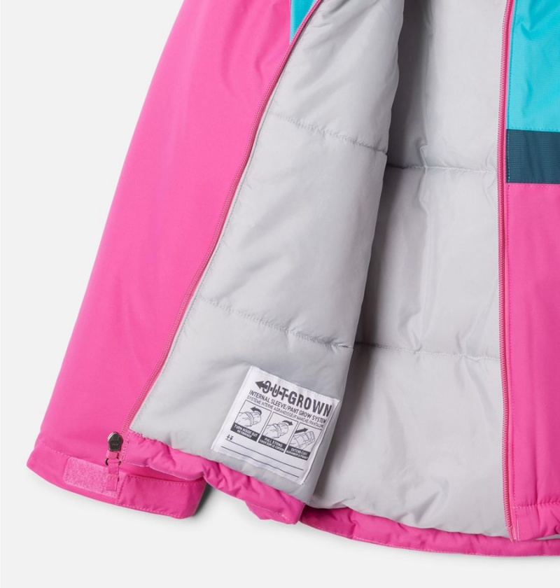 Pink Kids' Columbia Valley Runner Jacket | WRGLI-0756