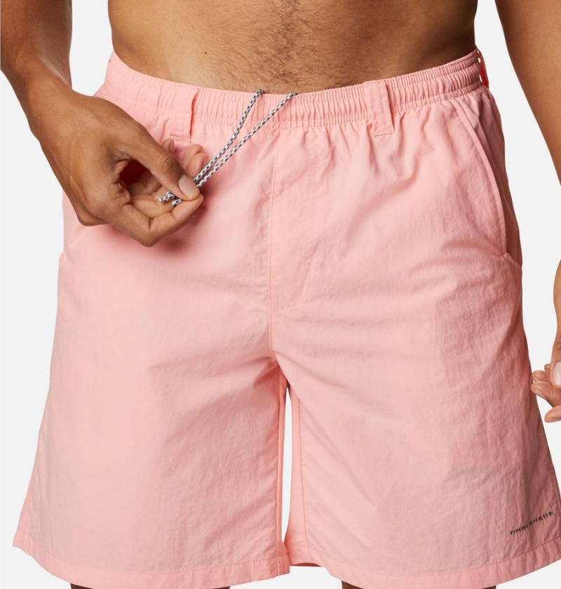 Pink Men's Columbia PFG Backcast III Water Shorts | VUTXN-5169