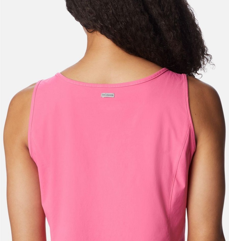 Pink Women's Columbia Anytime Casual III Dress | ZXKMY-3018