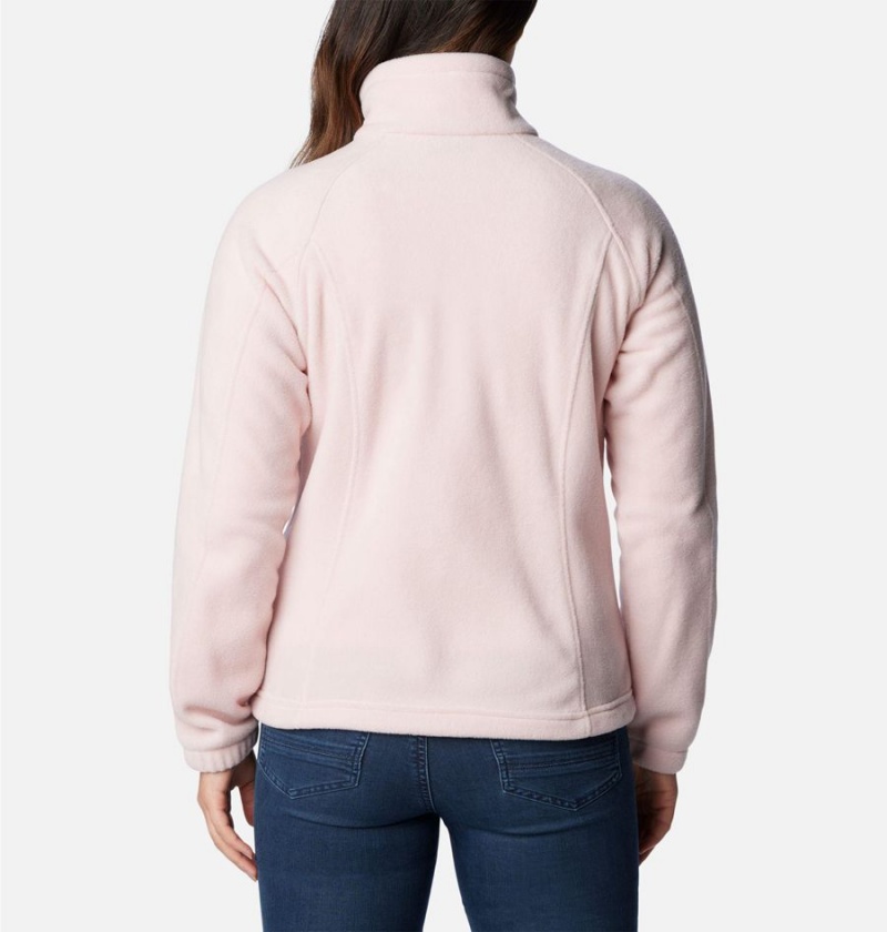 Pink Women's Columbia Benton Springs Full Zip Fleece Jacket | ERIVL-9437