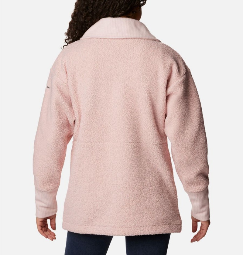 Pink Women's Columbia Boundless Trek Full Zip Fleece Jacket | SMYEB-2769