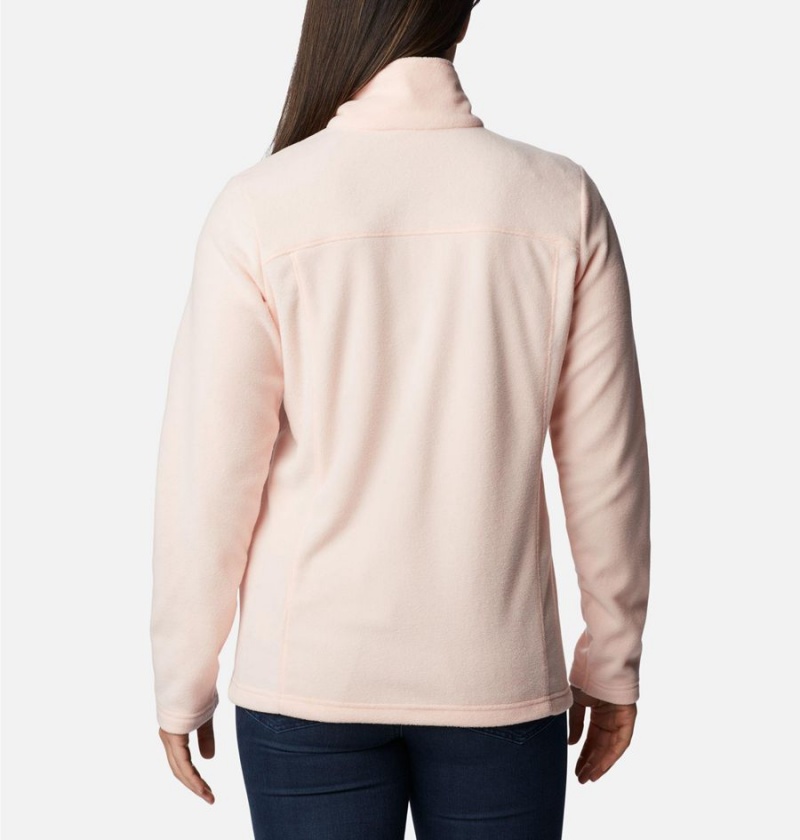 Pink Women's Columbia Castle Dale Full Zip Fleece Jacket | GLPKW-3745