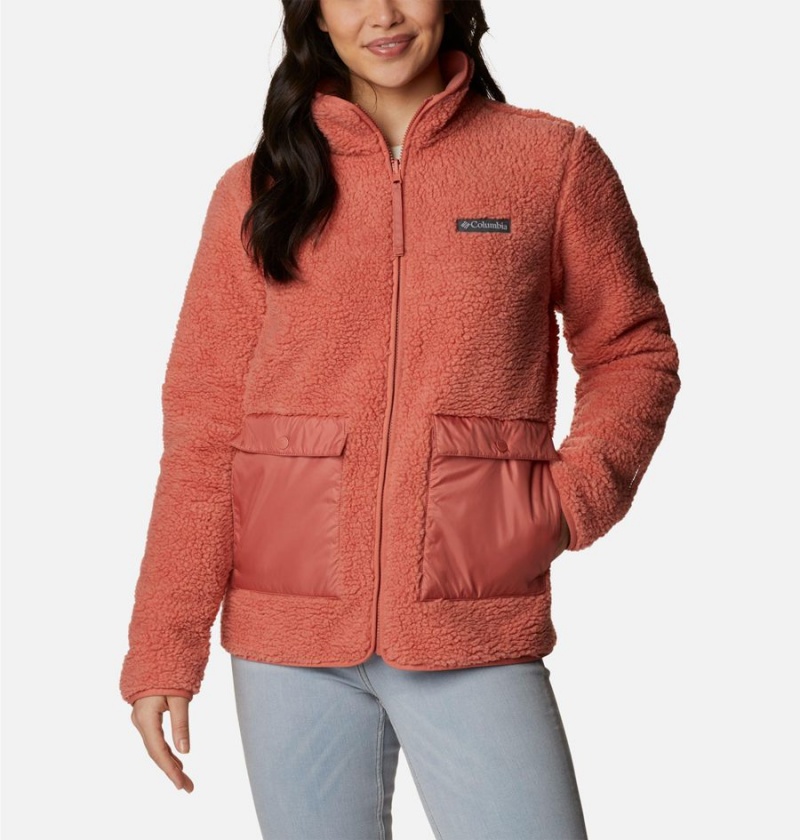 Pink Women's Columbia Drop Ridge Interchange 3 In 1 Jackets | FRTZO-2495