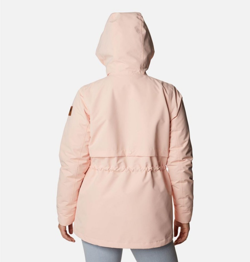 Pink Women's Columbia Drop Ridge Interchange 3 In 1 Jackets | FRTZO-2495