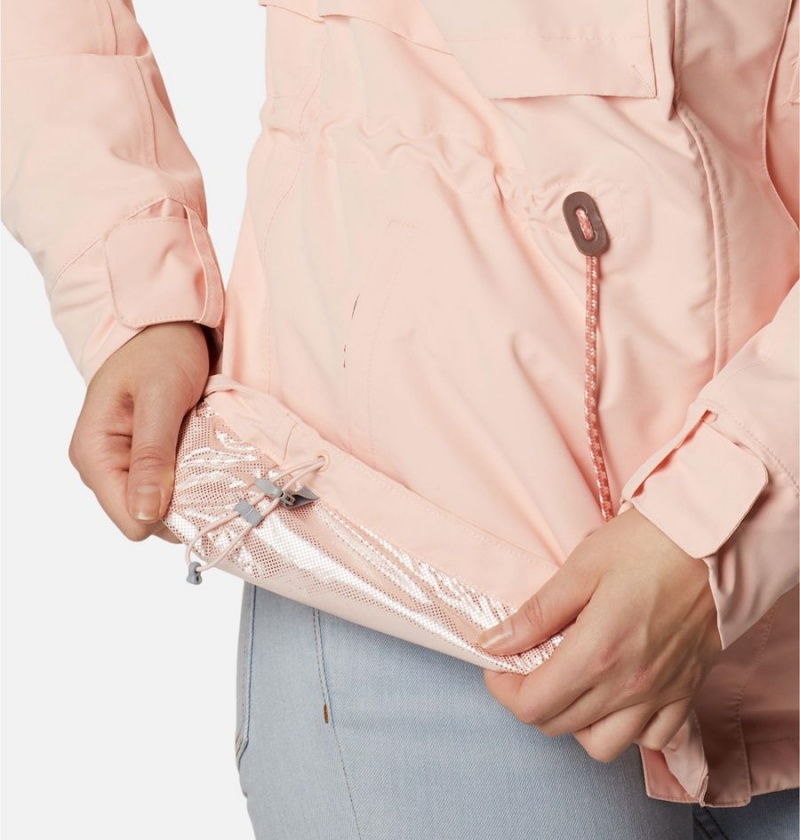 Pink Women's Columbia Drop Ridge Interchange 3 In 1 Jackets | FRTZO-2495