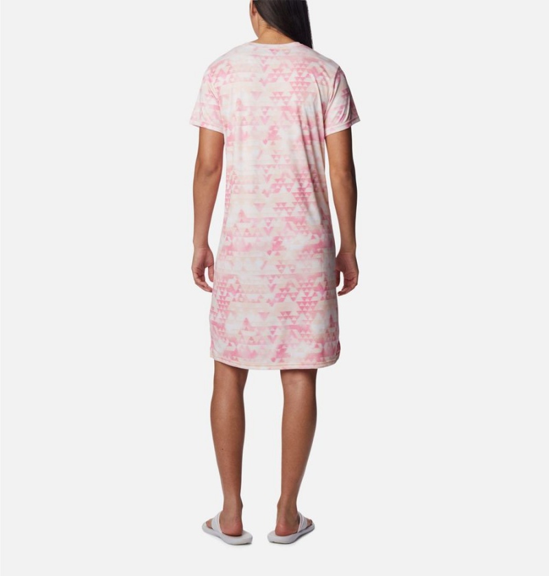 Pink Women's Columbia Fork Stream Dress | VMUXE-7518