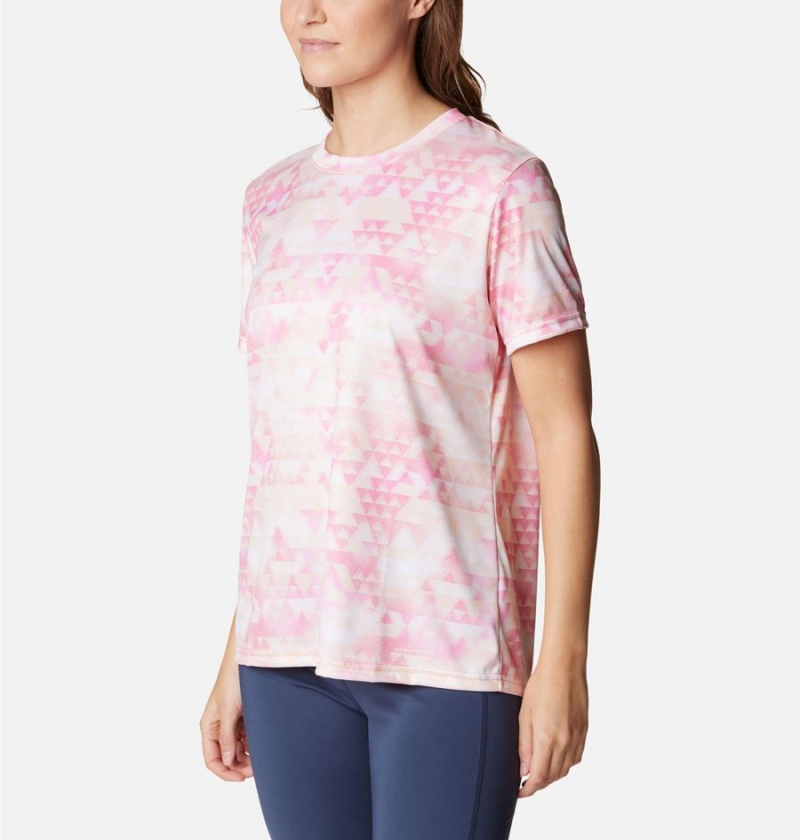 Pink Women's Columbia Fork Stream T-Shirt | BRUEL-5072