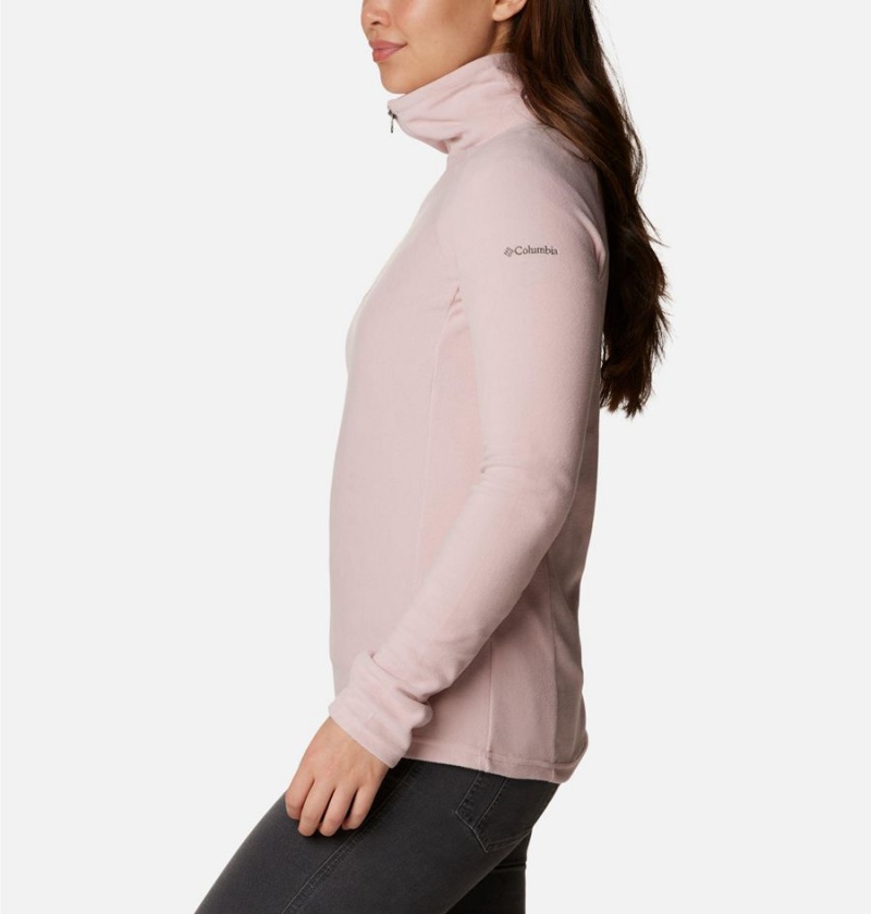 Pink Women's Columbia Glacial IV Half Zip Fleece Pullover | DUZAQ-3068