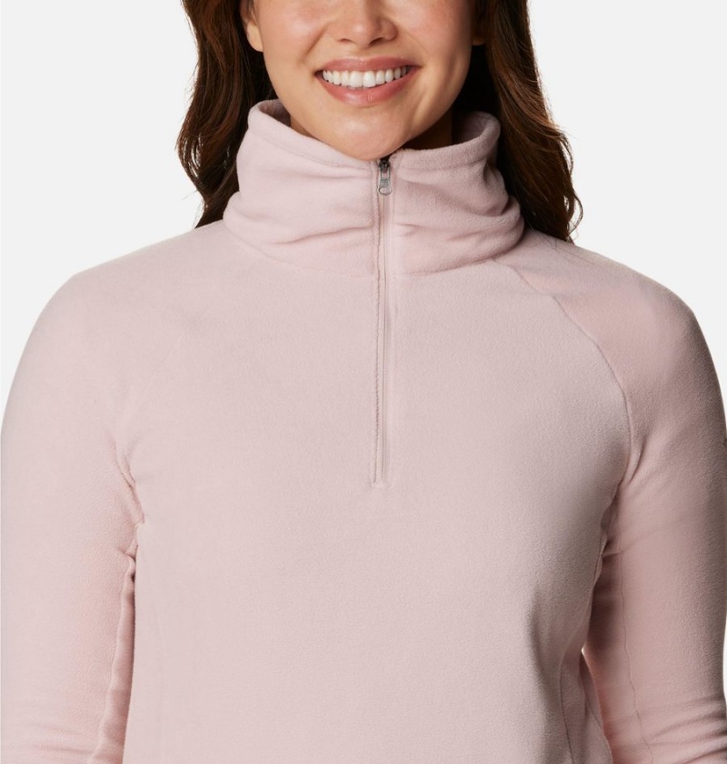 Pink Women's Columbia Glacial IV Half Zip Fleece Pullover | DUZAQ-3068