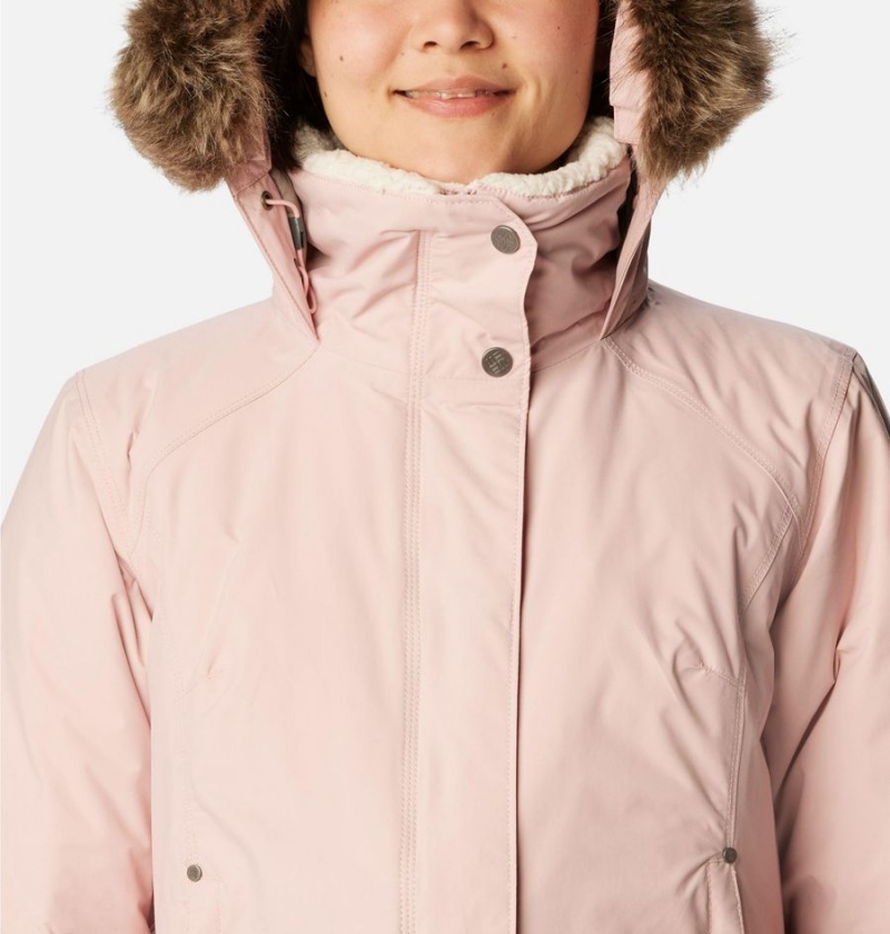 Pink Women's Columbia Icelandite TurboDown Coats | KVZXI-8345