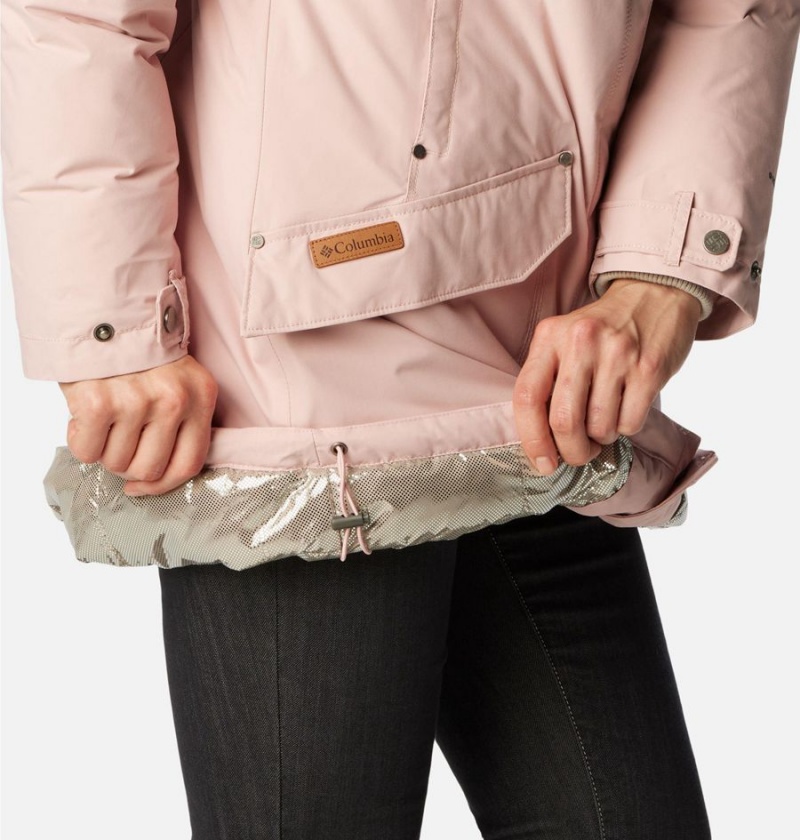 Pink Women's Columbia Icelandite TurboDown Coats | KVZXI-8345