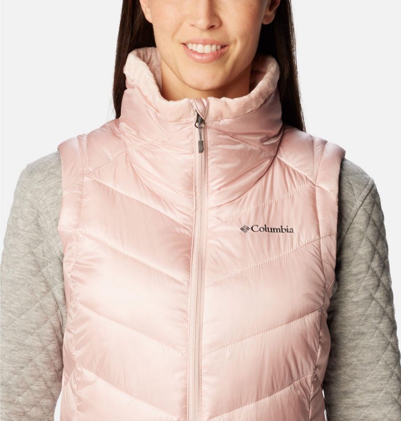 Pink Women's Columbia Joy Peak Long Vest | UNSBJ-2479