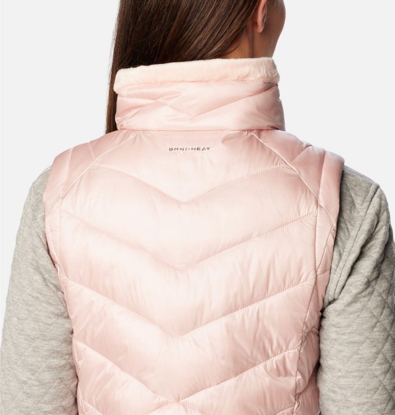 Pink Women's Columbia Joy Peak Long Vest | UNSBJ-2479